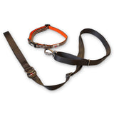 Comfort Adjustable Length Lead | Locking Karabiner | All Black | 120-200cm