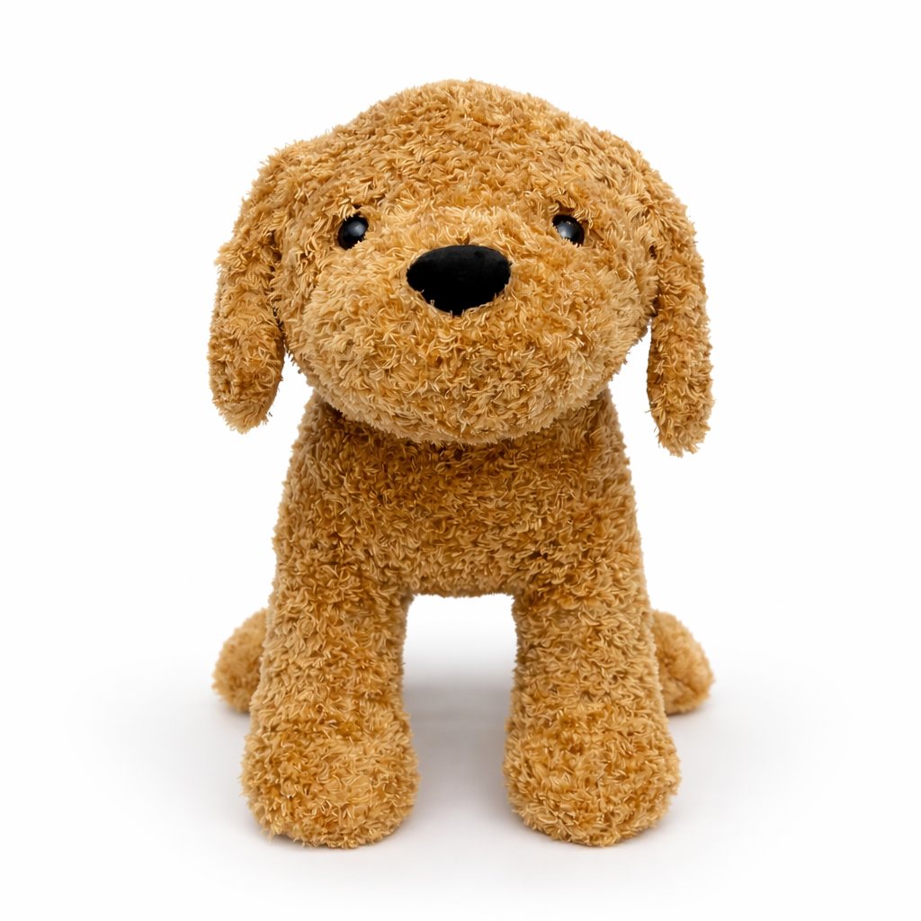 Muttley Crew Golden Doodle Shaped Plush Squeaky Dog Toy, XL