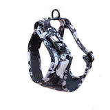 Funk the Dog Harness & Lead Set | Black & White Footballs
