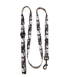 Funk the Dog Lead & Poo Bag Pouch Set | Black & White Footballs