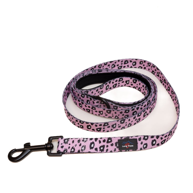 Funk the Dog Harness & Lead Set | Pink Leopard Dog Harness