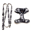 Funk the Dog Harness & Lead Set | Black & White Footballs