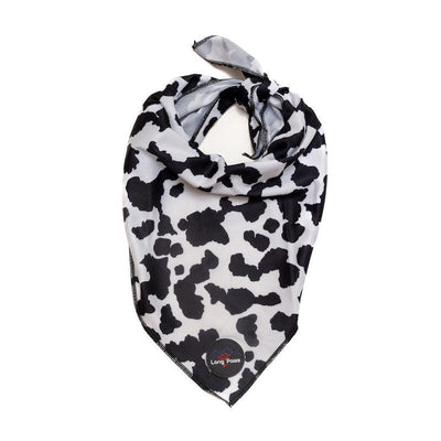 Funk The Dog Bandana | Cow Print - Long Paws