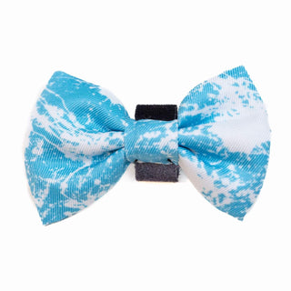 Funk The Dog Bow Tie | Blue Tie Dye - Long Paws