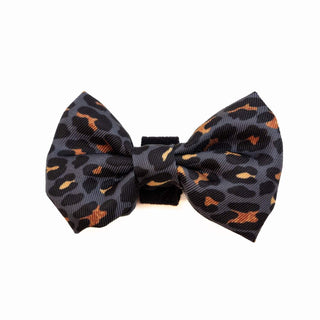 Funk The Dog Bow Tie | GoldBlack Leopard - Long Paws