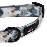 Funk the Dog Collar & Bow Set | Paint Splodge Grey, Green, Yellow & White