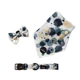 Funk the Dog Bow Tie | Paint Splodge Grey - Long Paws
