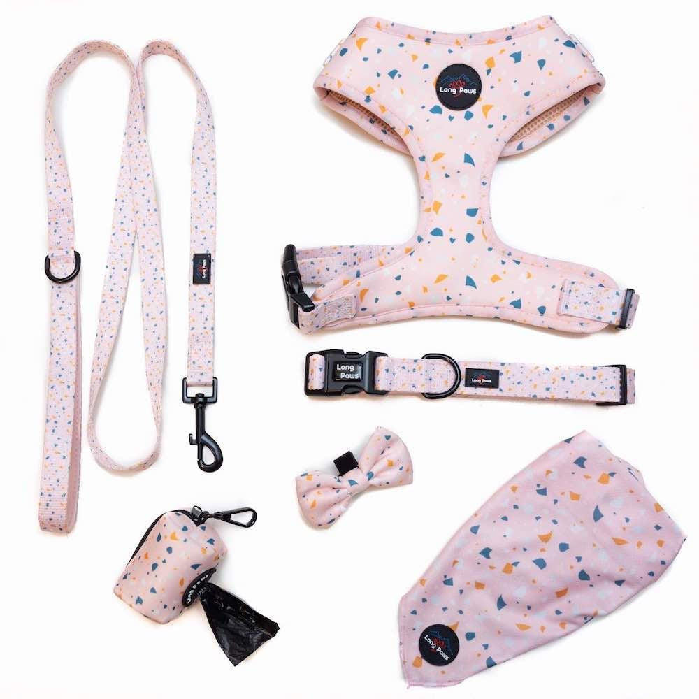 Funk The Dog Collar | Terrazo Pink - Long Paws