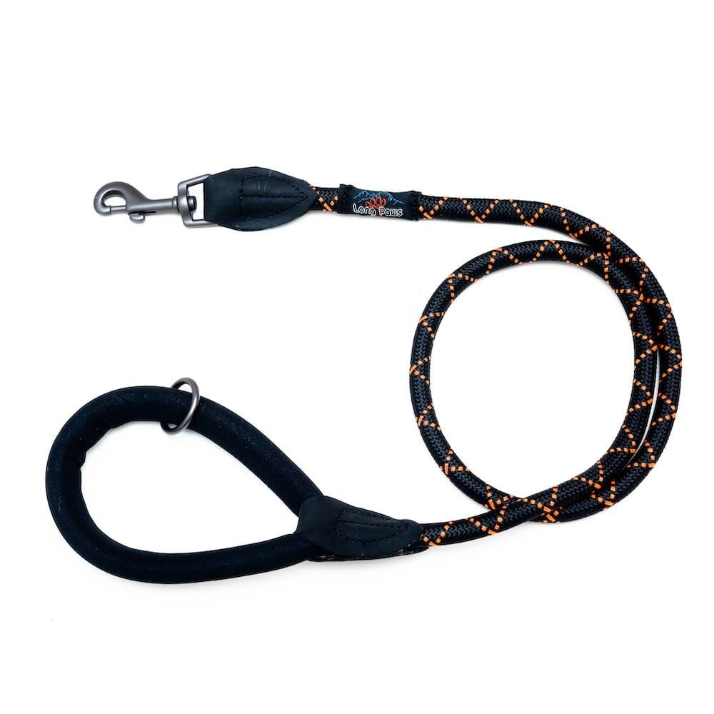 Black dog leash hot sale
