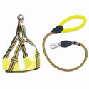 Comfort Slide Lock Rope Lead (75cm/110cm) & Reflective Step-in Harness Set
