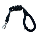 Comfort Rope Lead | SCREW Lock | All Black | 48in / 120cm-1