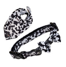 Funk the Dog Collar, Bowtie & Bandana Set | Cow Print-1