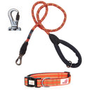 Comfort Screw Lock Rope Lead (120cm) & Reflective Collar Set