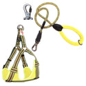 Comfort Screw Lock Rope Lead (120cm) & Reflective Step-in Harness Set