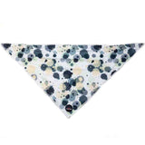 Funk the Dog Collar, Bowtie & Bandana Set | Paint Splodge Grey, Green, Yellow & White