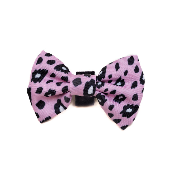 Funk the Dog Collar & Bowtie Set | Pink Leopard