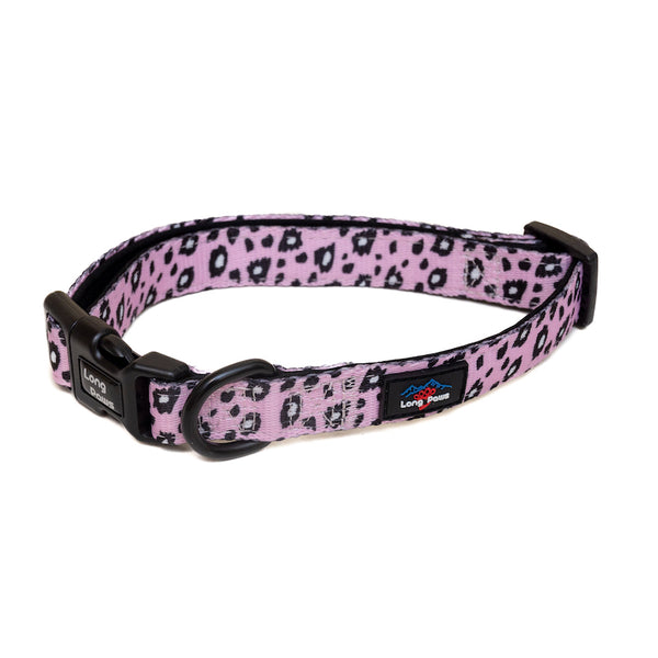 Funk the Dog Collar & Bowtie Set | Pink Leopard