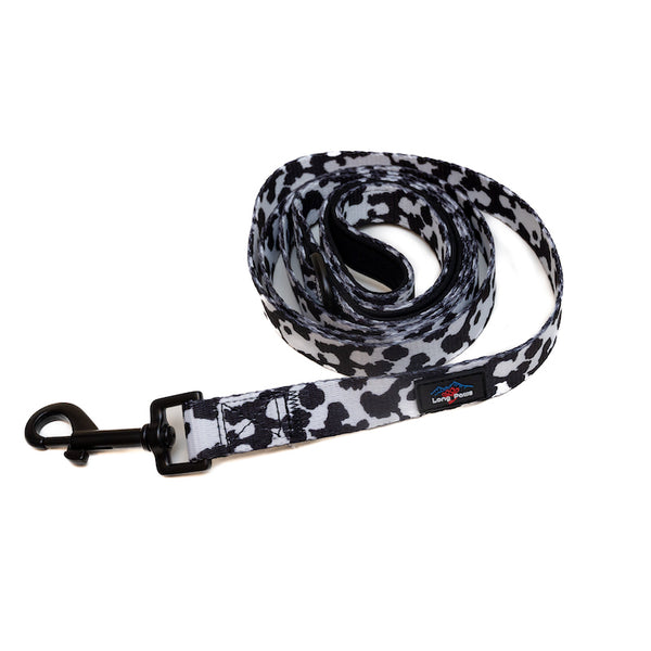 Funk the Dog Lead & Poo Bag Pouch Set | Cow Print