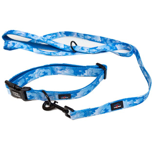 Funk the Dog Collar & Lead Set | Blue Camo