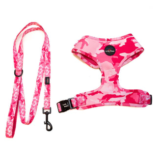 Funk the Dog Harness & Lead Set | Pink Camo