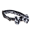 Funk the Dog Collar & Bowtie Set | Cow Print