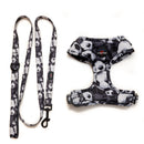 Funk the Dog Harness & Lead Set | Black & White Footballs-1