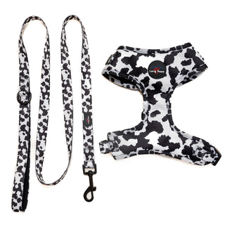 Funk the Dog Harness & Lead Set | Cow Print