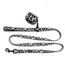 Funk the Dog Lead & Poo Bag Pouch Set | Cow Print-1