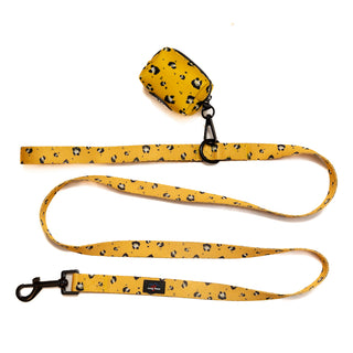 Funk the Dog Lead & Poo Bag Pouch Set | Mustard Panda