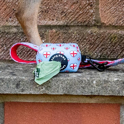 Funk the Dog Lead & Poo Bag Pouch Set | St George's Heart - 0