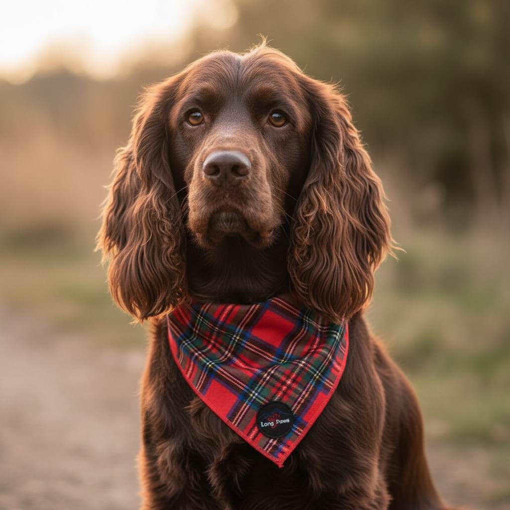 Funk The Dog Tartan Bandana | Red Traditional Tartan