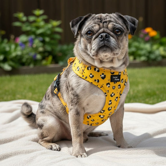 Funk the Dog Harness & Lead Set | Mustard Panda