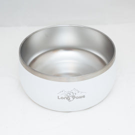 White Dog Bowl