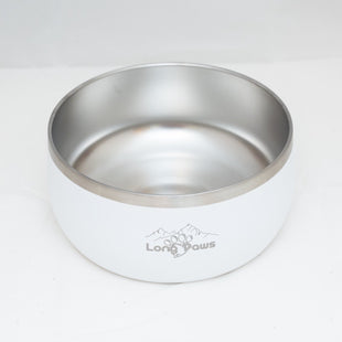 White Dog Bowl