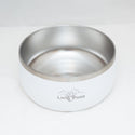 White Dog Bowl