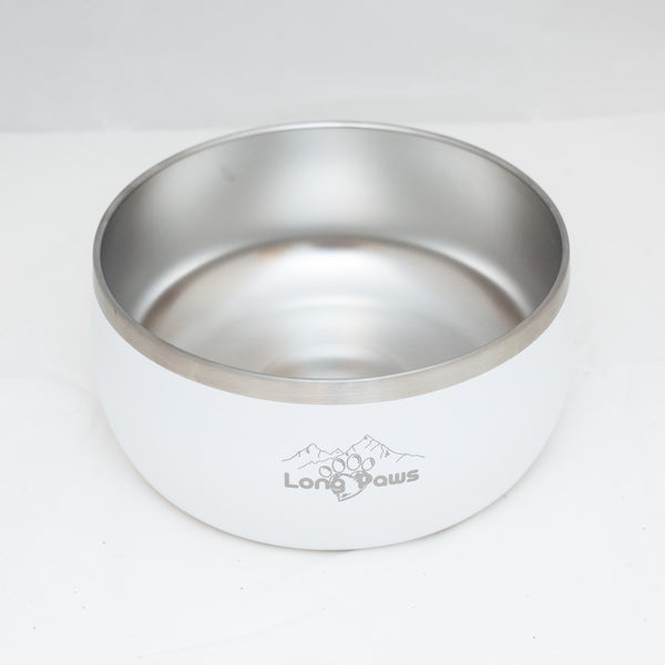 Lunar Dog Bowl - White