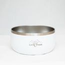 White Dog Bowl 1