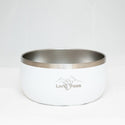 White Dog Bowl 1