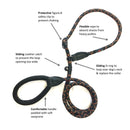 Comfort Rope Slip Lead | Red / Orange-3