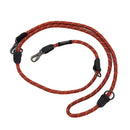 Multi-Function Rope Training Lead with Screw Lock Karabiner - Orange / Red-3
