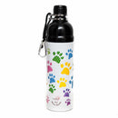 Dog Water Bottle, Lick 'n Flow, Paws-11