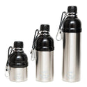 Long Paws Lick 'n Flow Dog Water Bottle - Silver