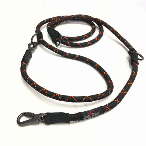 Long paws rope training leash   black 7