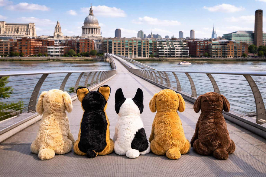 Muttley crew on the millenium bridge in london 1