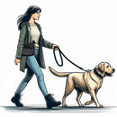 Stride Dog Walking Bag, Black-2