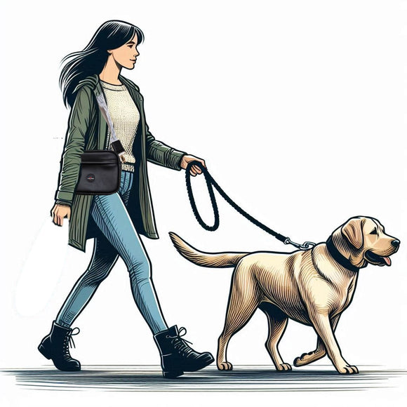 Stride Dog Walking Bag, Black