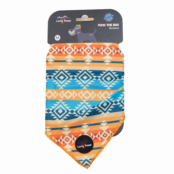 Funk The Dog Bandana | Sunrise Blueorange - Long Paws