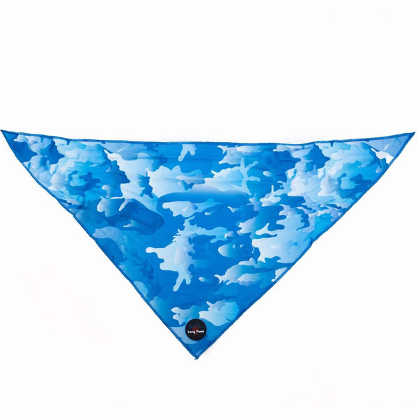 Funk The Dog Bandana | Blue Camo - Long Paws