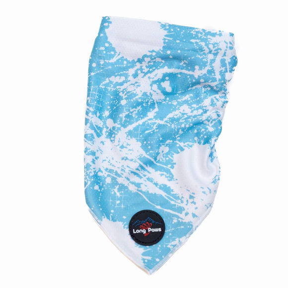 Funk The Dog Bandana | Blue Tie Dye - Long Paws