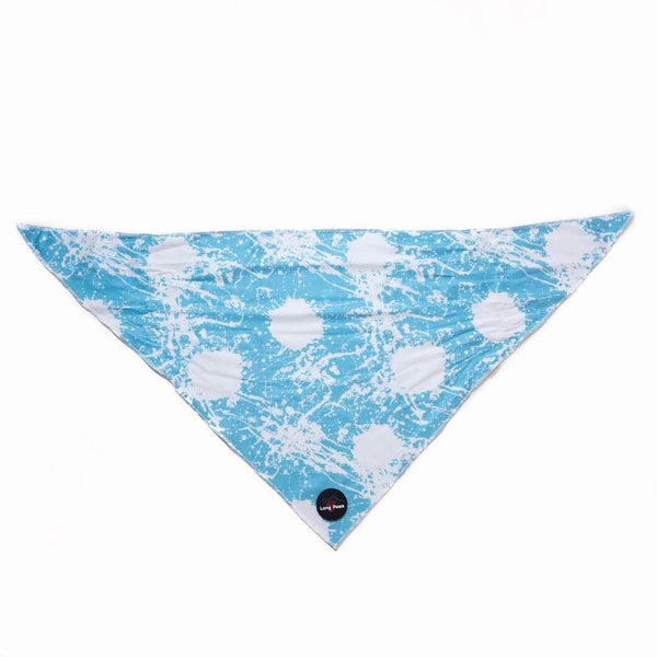 Funk The Dog Bandana | Blue Tie Dye - Long Paws